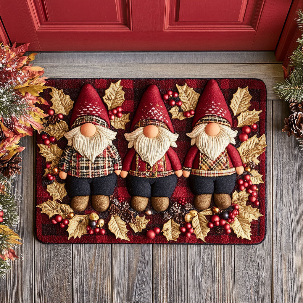 Gnome Glow Doormat Best Gift For Friends and Family on Christmas Day