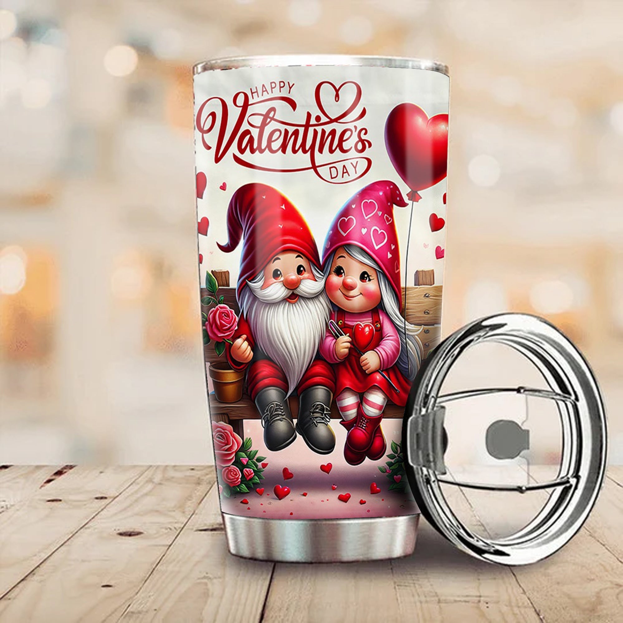 Gnome Valentine Tumbler Happy Valentine's Day Cute Gifts For Her 2024 Gnome Valentine Tumbler Happy Valentine's Day Cute Gifts For Her 2024