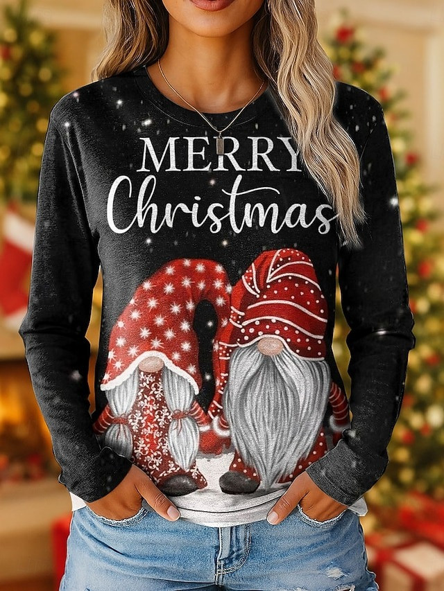 Gnomes Couple Merry Christmas Long Sleeve Shirt Christmas Gifts For Couples