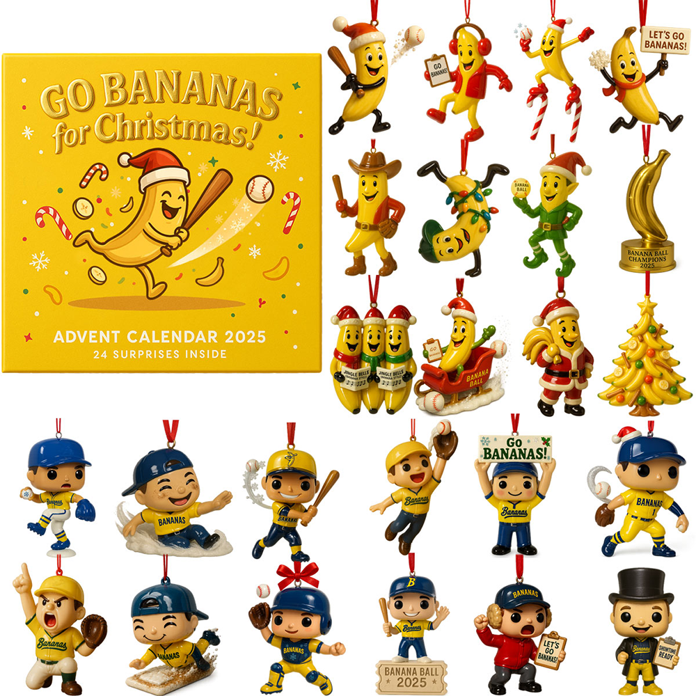 Go Bananas For Christmas Advent Calendar 2025 Kids Christmas Countdown Xmas Gifts For Son