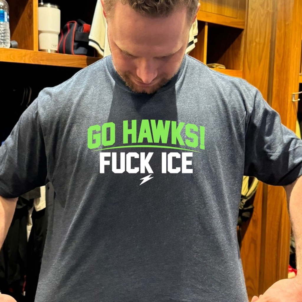 Go Hawks Fck Ice T-Shirt Seattle Seahawks Shirt Presents For Football Fans Go Hawks Fck Ice T-Shirt Seattle Seahawks Shirt Presents For Football Fans