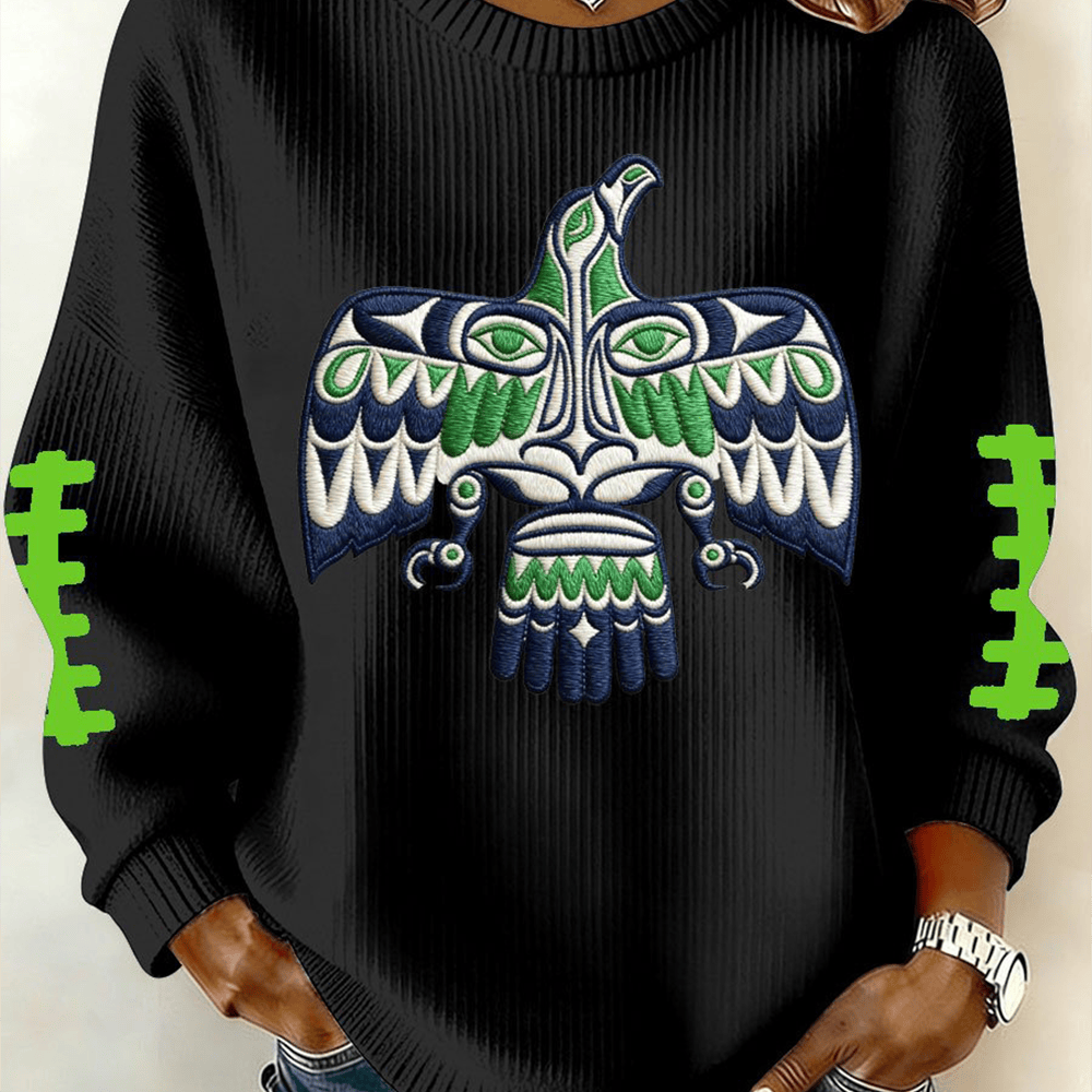 Go Hawks Seattle Seahawks Sweatshirt Football Merch Seattle Seahawks Fan Presents