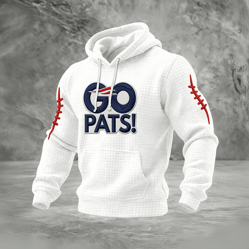 Go Pats New England Patriots Hoodie Football Apparel Pats Nation Gift Ideas