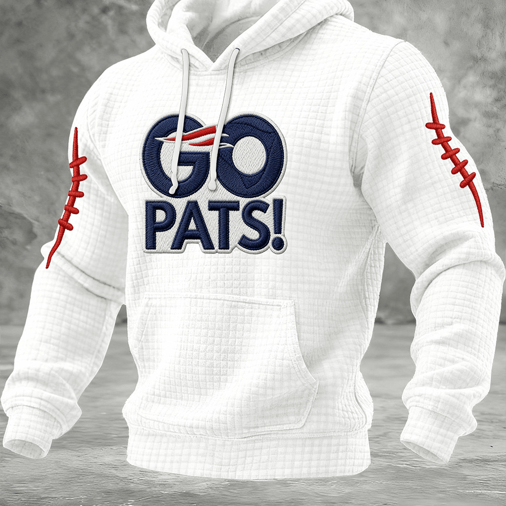 Go Pats New England Patriots Hoodie Football Merch New England Patriots Lover Presents