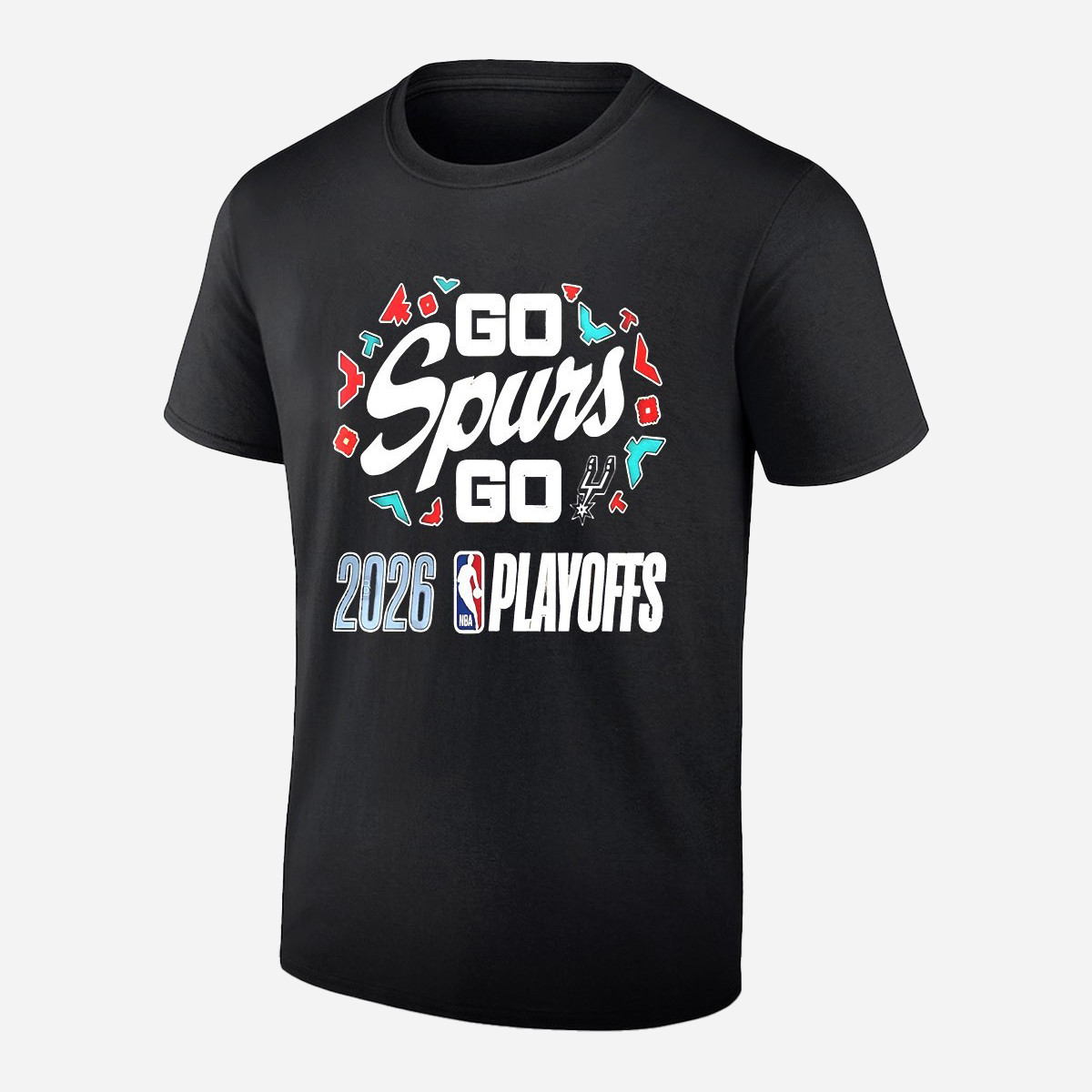 Go Spurs Go 2026 NBA Playoffs San Antonio Spurs Basketball T-Shirt Game Day Clothing