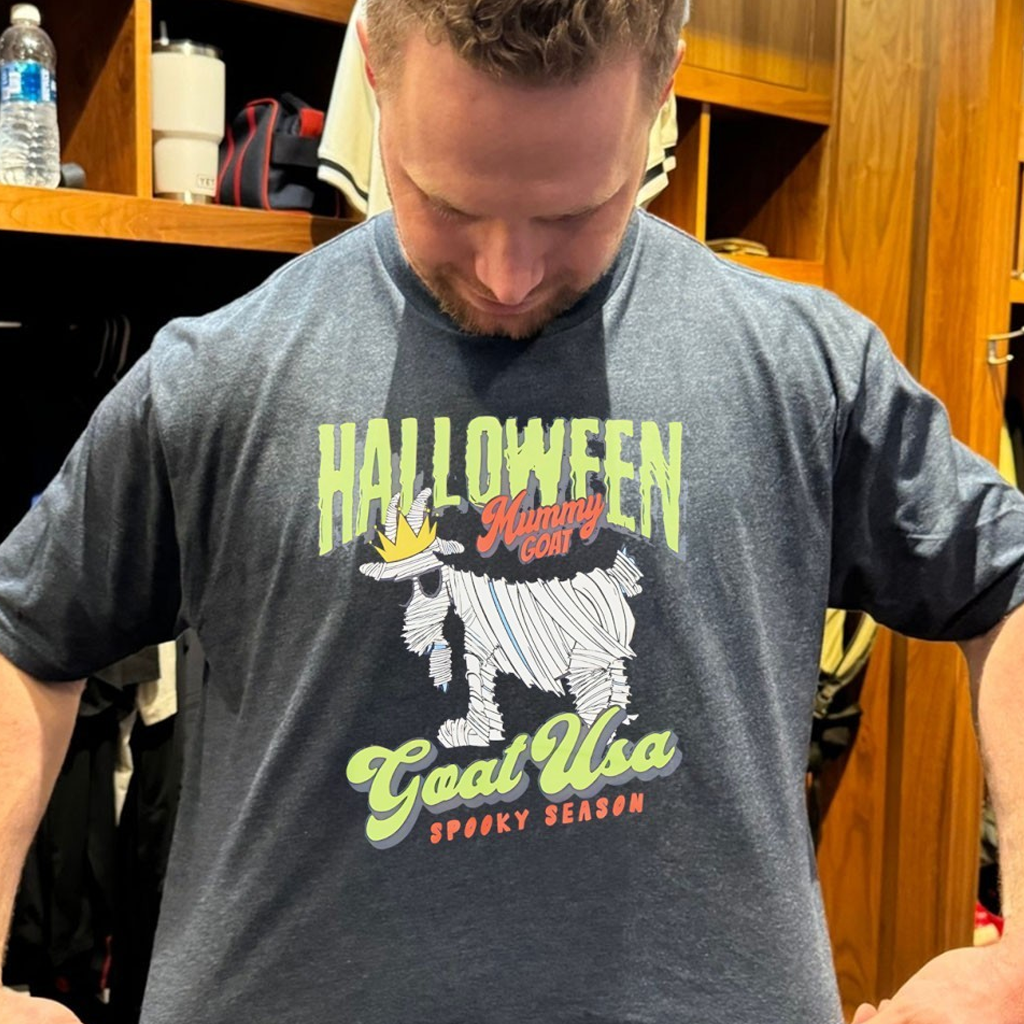 Goat USA Halloween Mummy Goat Spooky Season Shirt Unique Gifts For Son