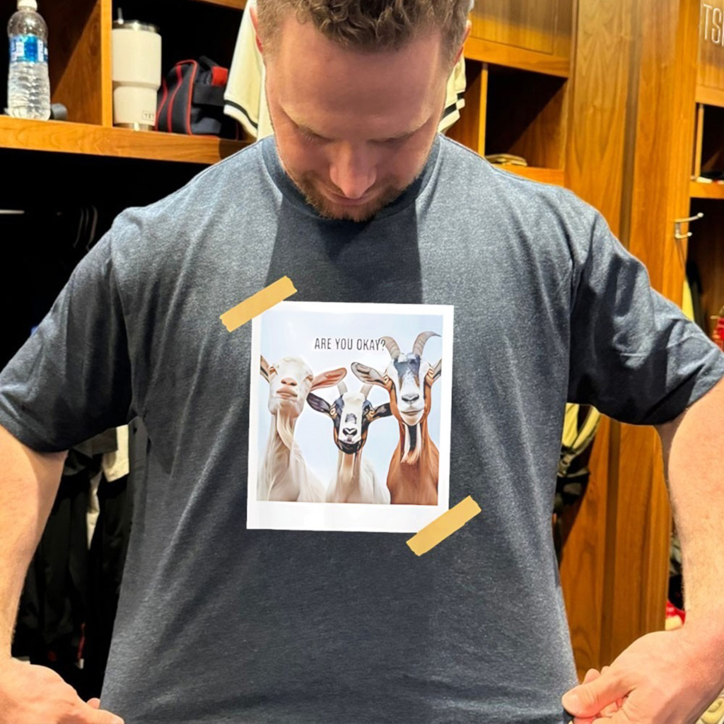 Goats Selfies Are You Okay T Shirt Goats Selfies Are You Okay T Shirt