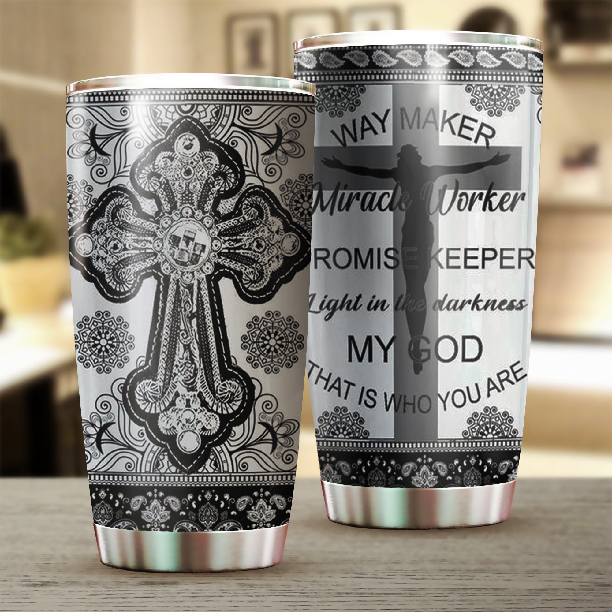 God Cross Way Maker Miracle Worker Tumbler Christian Faith Based Gifts For Her God Cross Way Maker Miracle Worker Tumbler Christian Faith Based Gifts For Her
