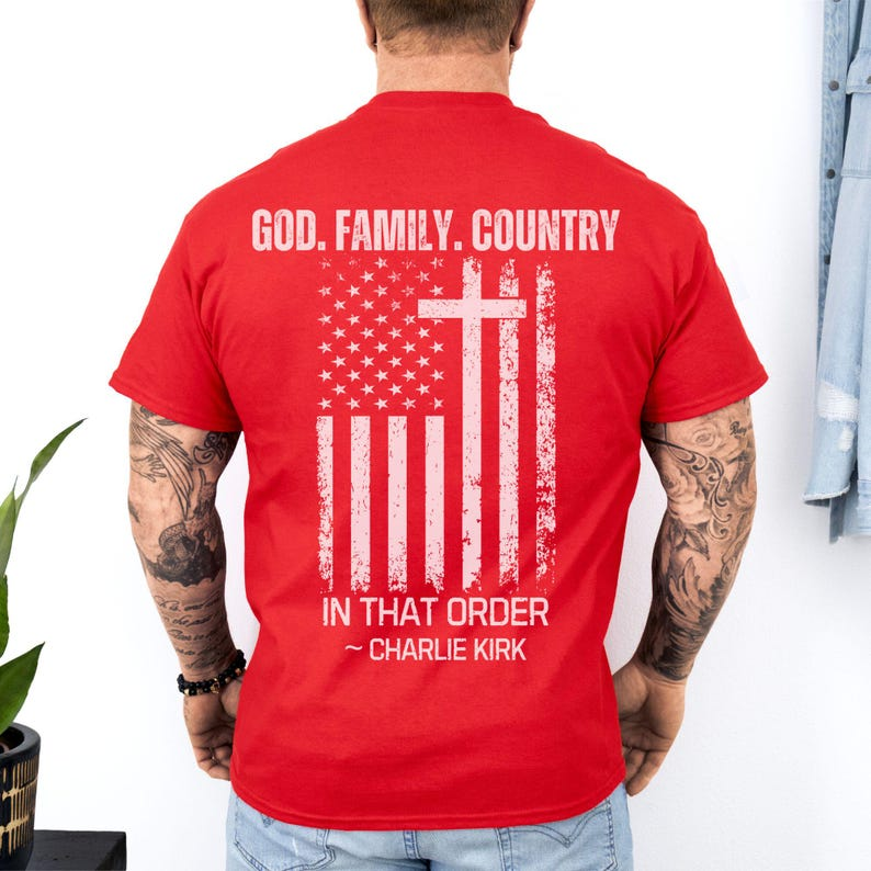 God Family Country Remembrance Shirt Gift for Patriots