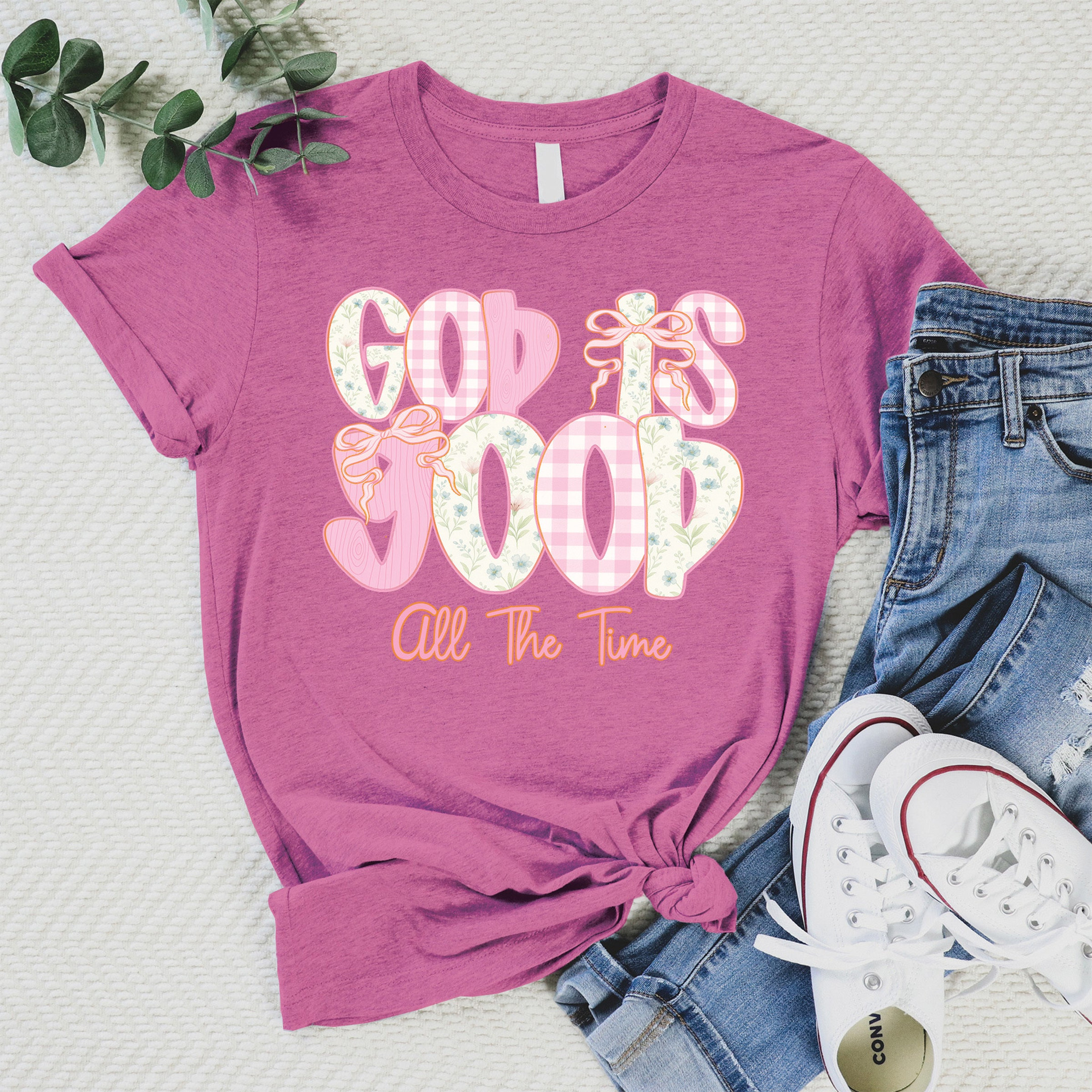 God Is Good Christian Faith Shirt Religious Gifts Inspirational Apparel Clothing