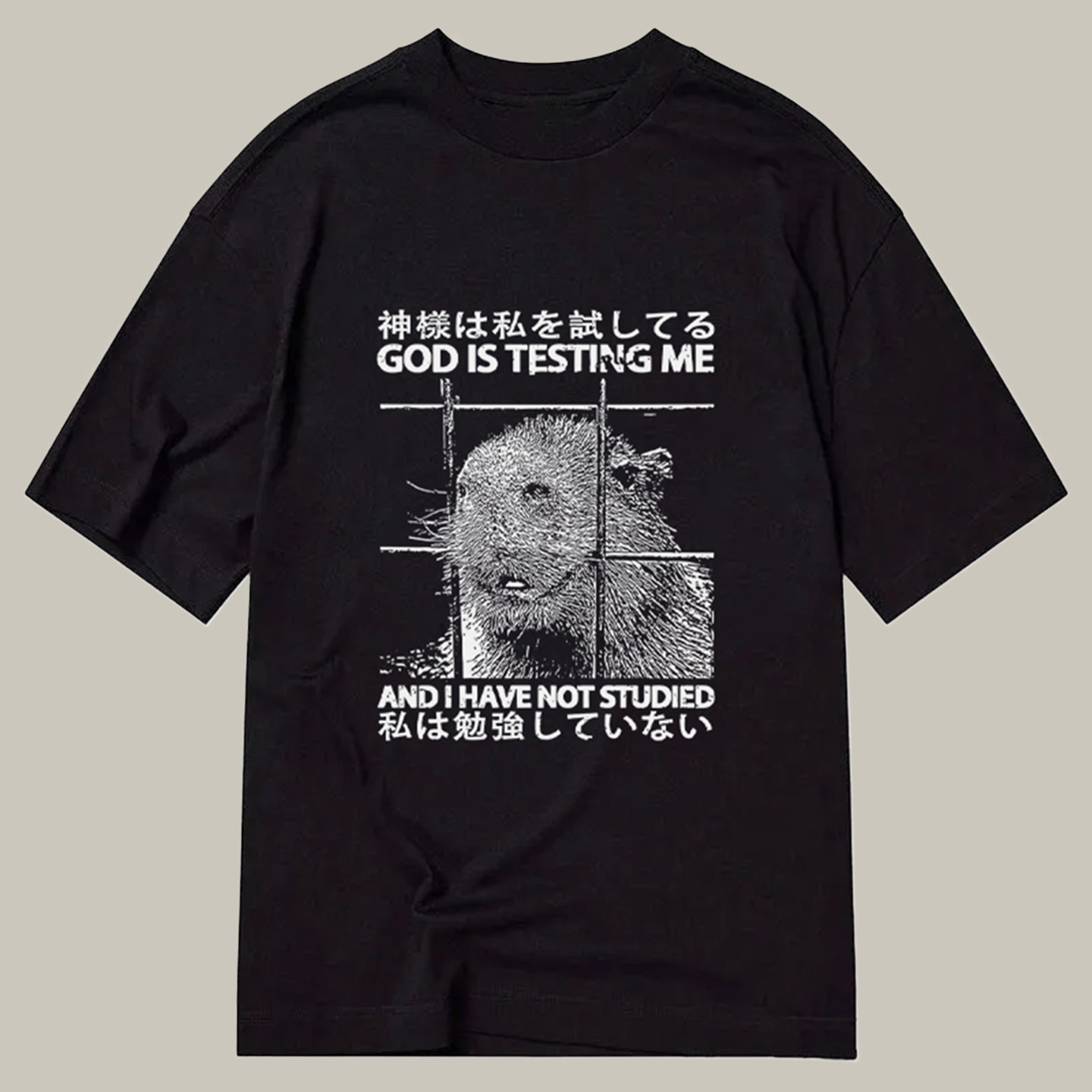 God Is Testing Me Classic Shirt Funny T-Shirts Last Minute Christmas Gifts