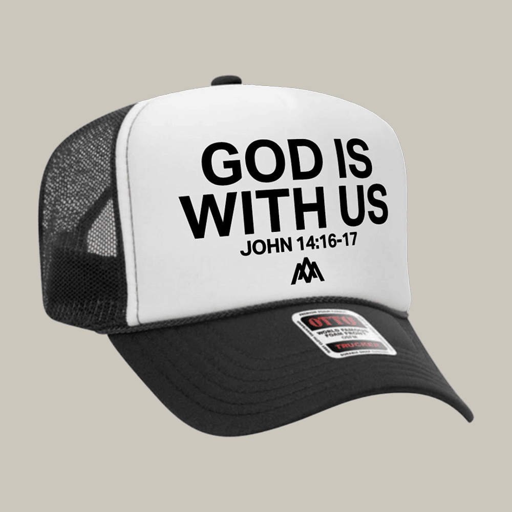 God Is With Us John 14 16 17 Hat Bible Verse Hat Christian Gift For Boyfriend