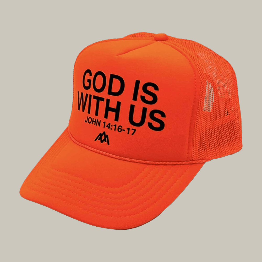God Is With Us John 14 16 17 Hat Malta Apparel Cap Biblical Gift Ideas