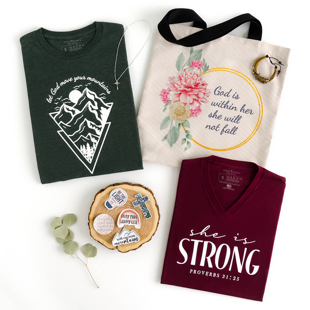 God Is Within Her Bundle Christian Gifts For Women