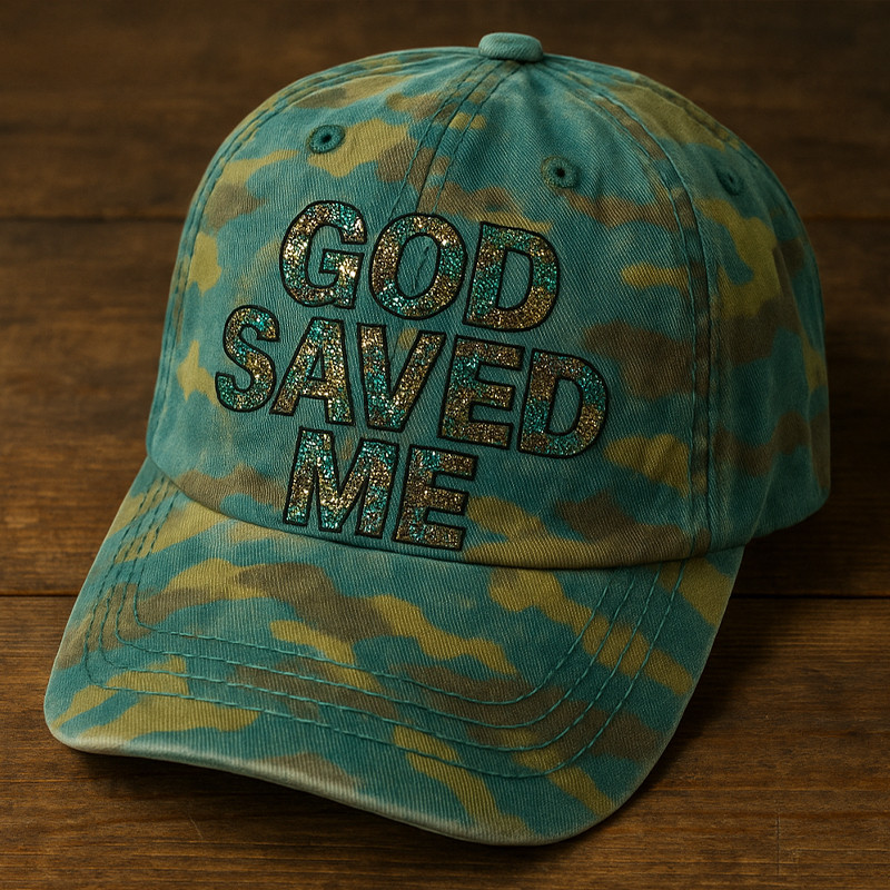God Saved Me Veteran Camo Hat God Saves Christian Themed Baseball Cap Veteran Gift Ideas