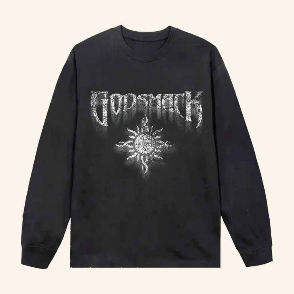 Godsmack Merch Classic Glow Logo Long Sleeve T-Shirt Gifts For Dudes Godsmack Merch Classic Glow Logo Long Sleeve T-Shirt Gifts For Dudes