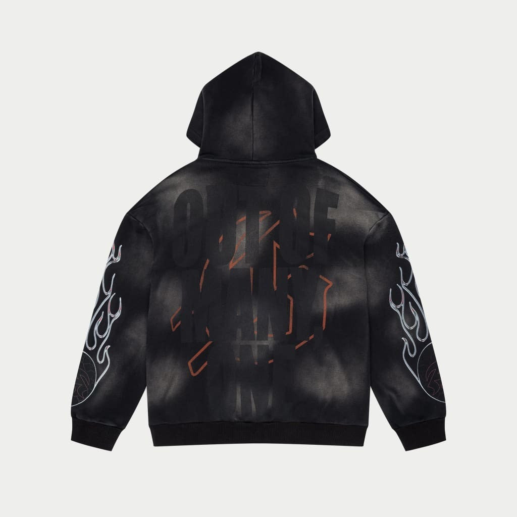 Godspeed Hoodie Khaos Black Wash Hoodie Out Of Many One Streetwear Clothing Godspeed Hoodie Khaos Black Wash Hoodie Out Of Many One Streetwear Clothing