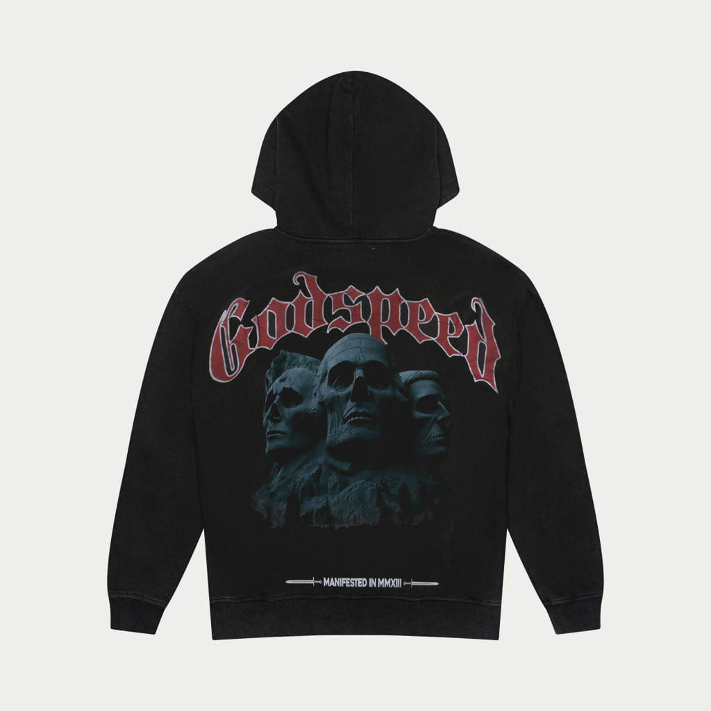Godspeed Hoodie Mount Rush Black Hoodie Streetwear Clothing Him Gift
