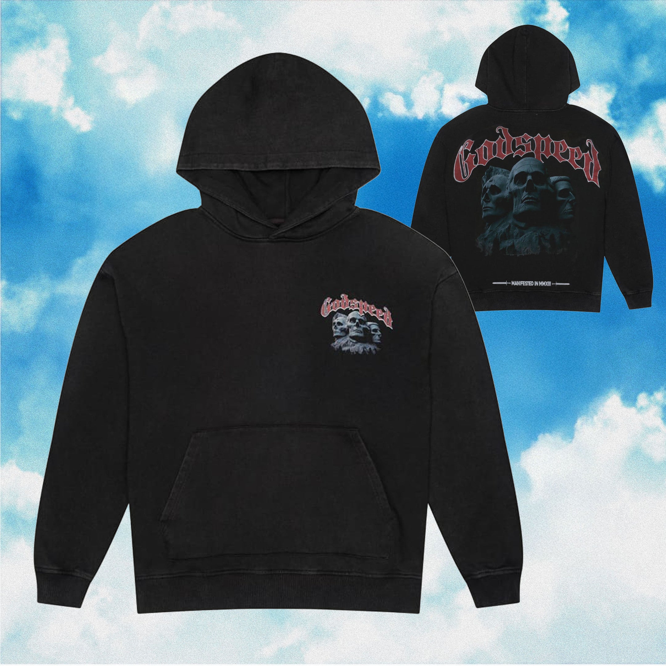 Godspeed Hoodie Mount Rush Black Hoodie Streetwear Clothing Him Gift