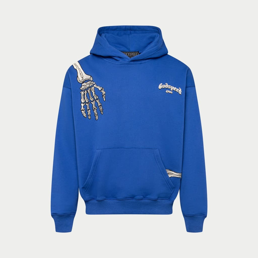 Godspeed Hoodie R.O.D Skeleton Blue Hoodie Streetwear Clothing Godspeed Hoodie R.O.D Skeleton Blue Hoodie Streetwear Clothing