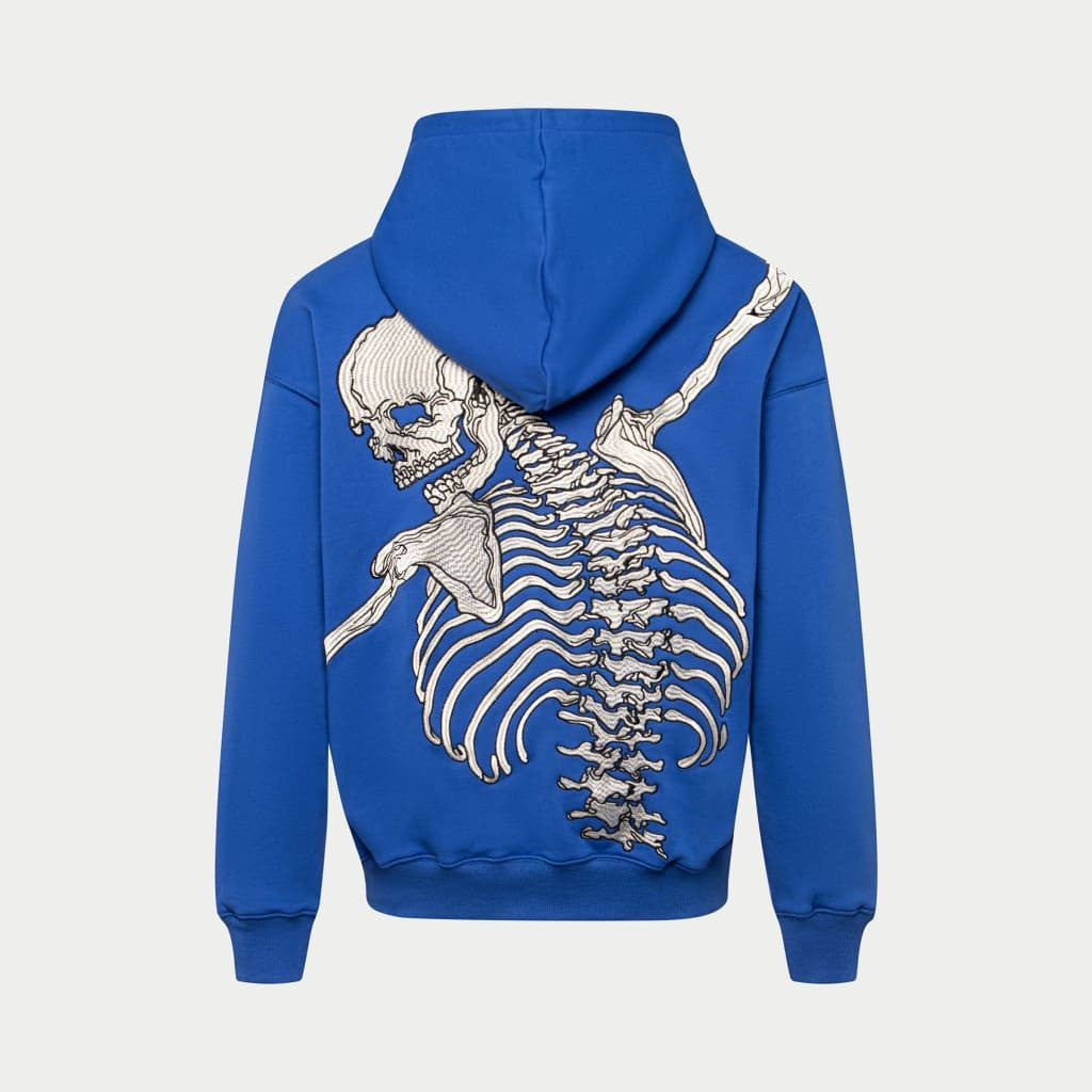 Godspeed Hoodie R.O.D Skeleton Blue Hoodie Streetwear Clothing Godspeed Hoodie R.O.D Skeleton Blue Hoodie Streetwear Clothing