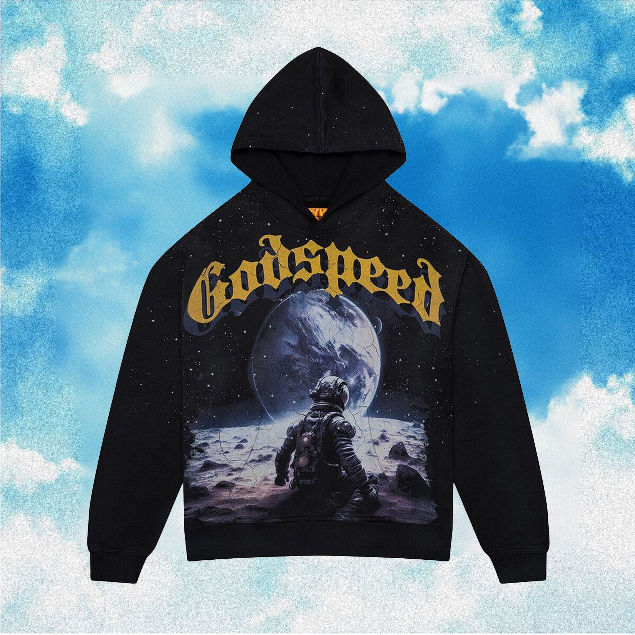Godspeed Hoodie To The Moon Black Hoodie Streetwear Clothing Godspeed Hoodie To The Moon Black Hoodie Streetwear Clothing
