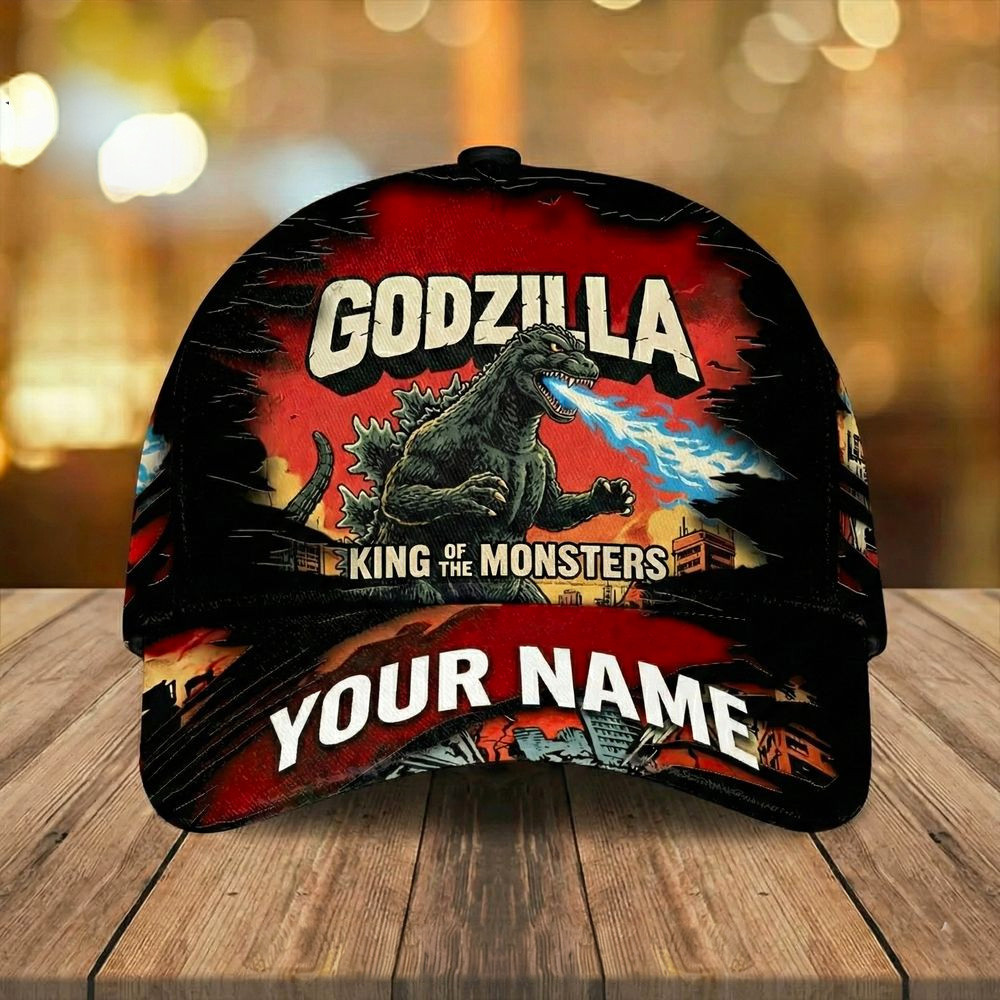 Godzilla King Of The Monsters Hat Gorillaz Merch Gifts For Band Fans Godzilla King Of The Monsters Hat Gorillaz Merch Gifts For Band Fans