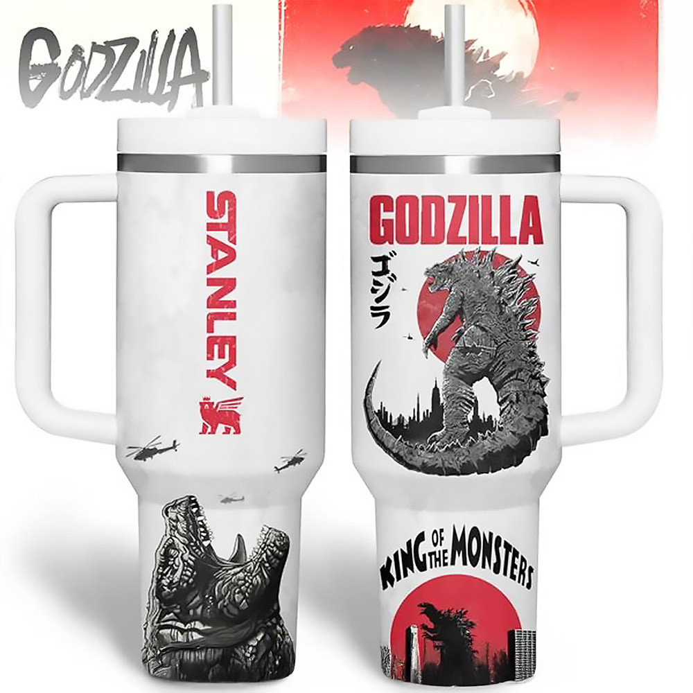 Godzilla King Of the Monsters Stanley Tumbler Gifts For Husband