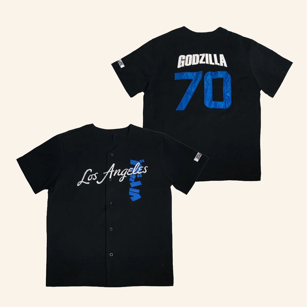 Godzilla Merch Godzilla Baseball Collection Los Angeles Jersey Gifts For Boyfriend Godzilla Merch Godzilla Baseball Collection Los Angeles Jersey Gifts For Boyfriend