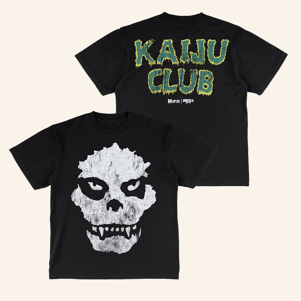 Godzilla Merch Godzilla X Misfits Fiend T-Shirt Present For Husband