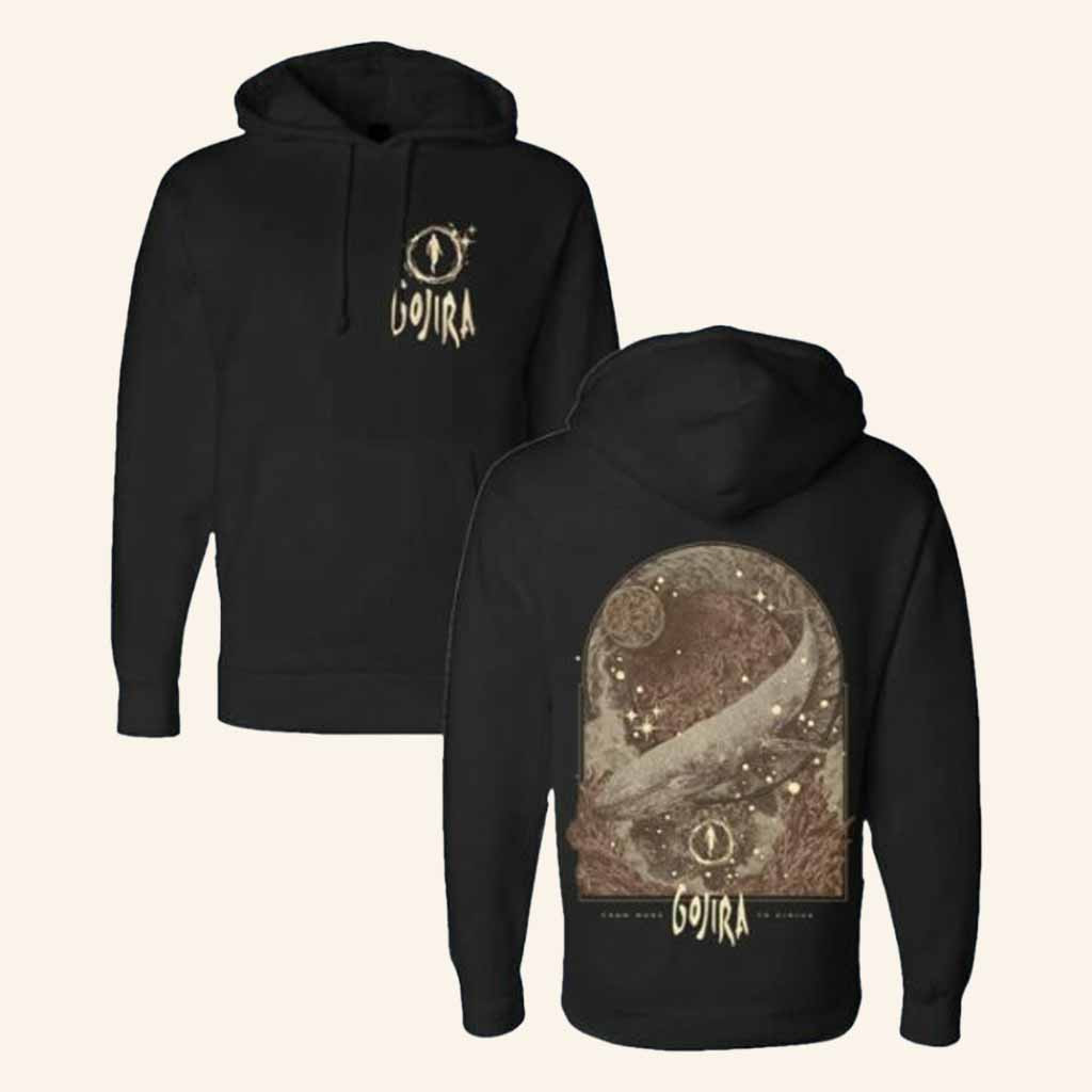 Gojira Merch From Mars To Sirius Black Hoodie Music Gift Ideas For Guys Gojira Merch From Mars To Sirius Black Hoodie Music Gift Ideas For Guys