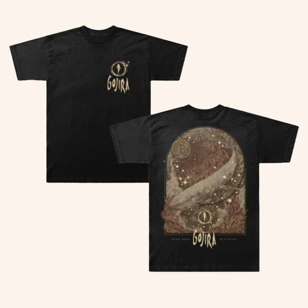 Gojira Merch From Mars To Sirius Black T-Shirt Presents For Music Lovers Gojira Merch From Mars To Sirius Black T-Shirt Presents For Music Lovers