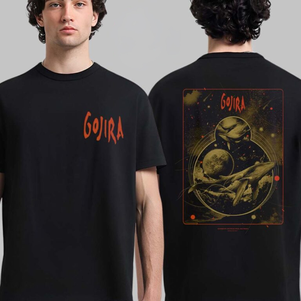 Gojira Nice France 2025 Event Poster At Palais Nikaia On December 8 2025 T-Shirt Gojira Merch Gojira Nice France 2025 Event Poster At Palais Nikaia On December 8 2025 T-Shirt Gojira Merch