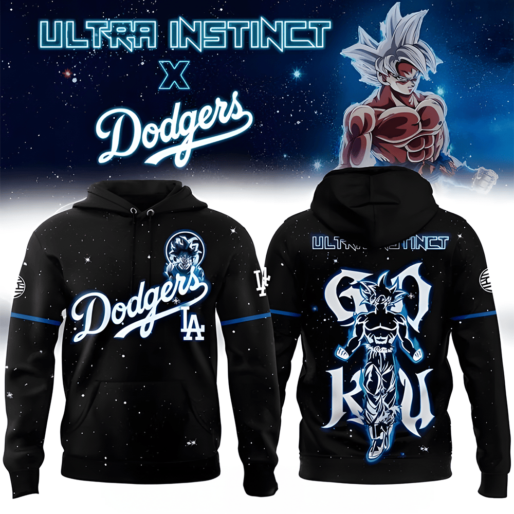 Goku Ultra Instinct x Los Angeles Dodgers 2025 Special Hoodie Cool Baseball Gifts