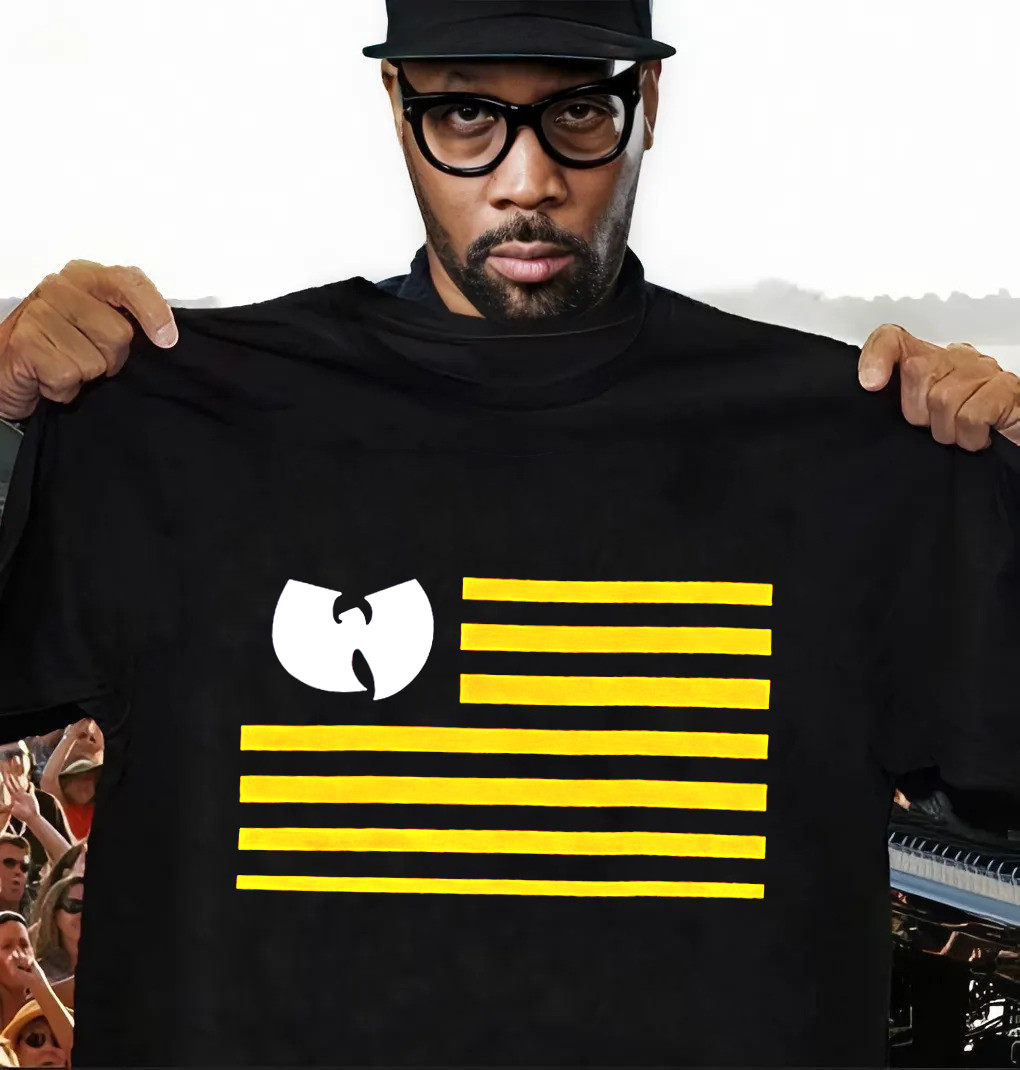 Gold Flag Wu-tang T-Shirt Dad Gifts For Father's Day 2025