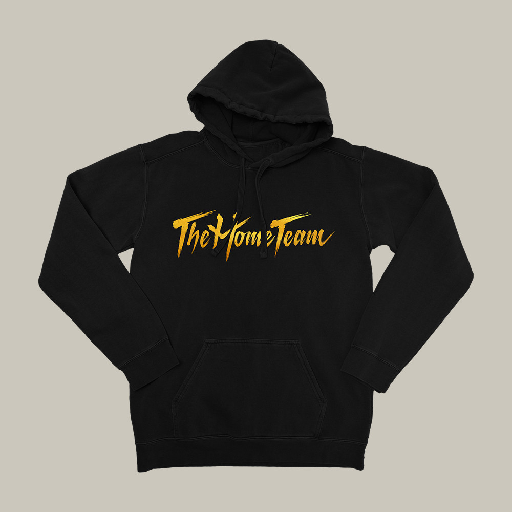 Gold Logo The Home Team Hoodie Music Apparel Present For Huge Fans