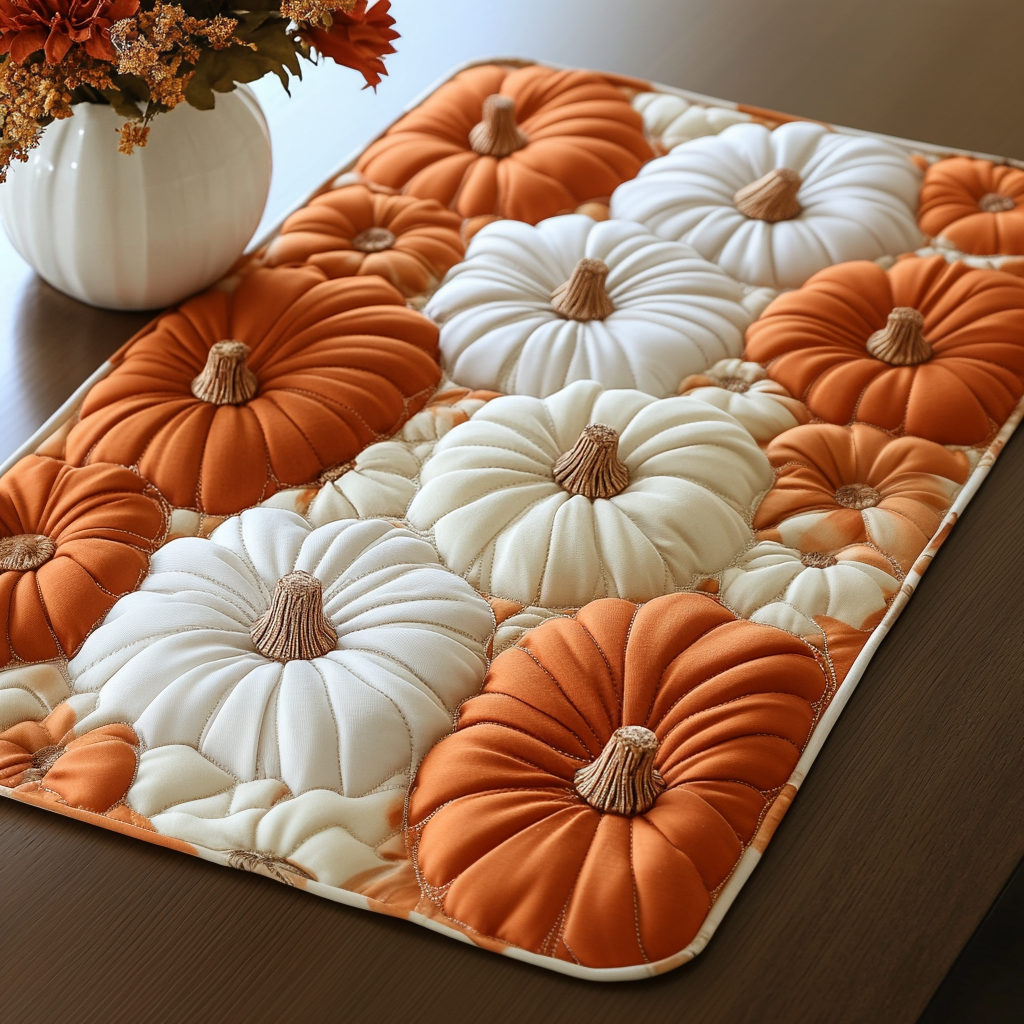 Golden Autumn Days Quilted Placemat Christmas House Decor Presents For Ocean Lovers