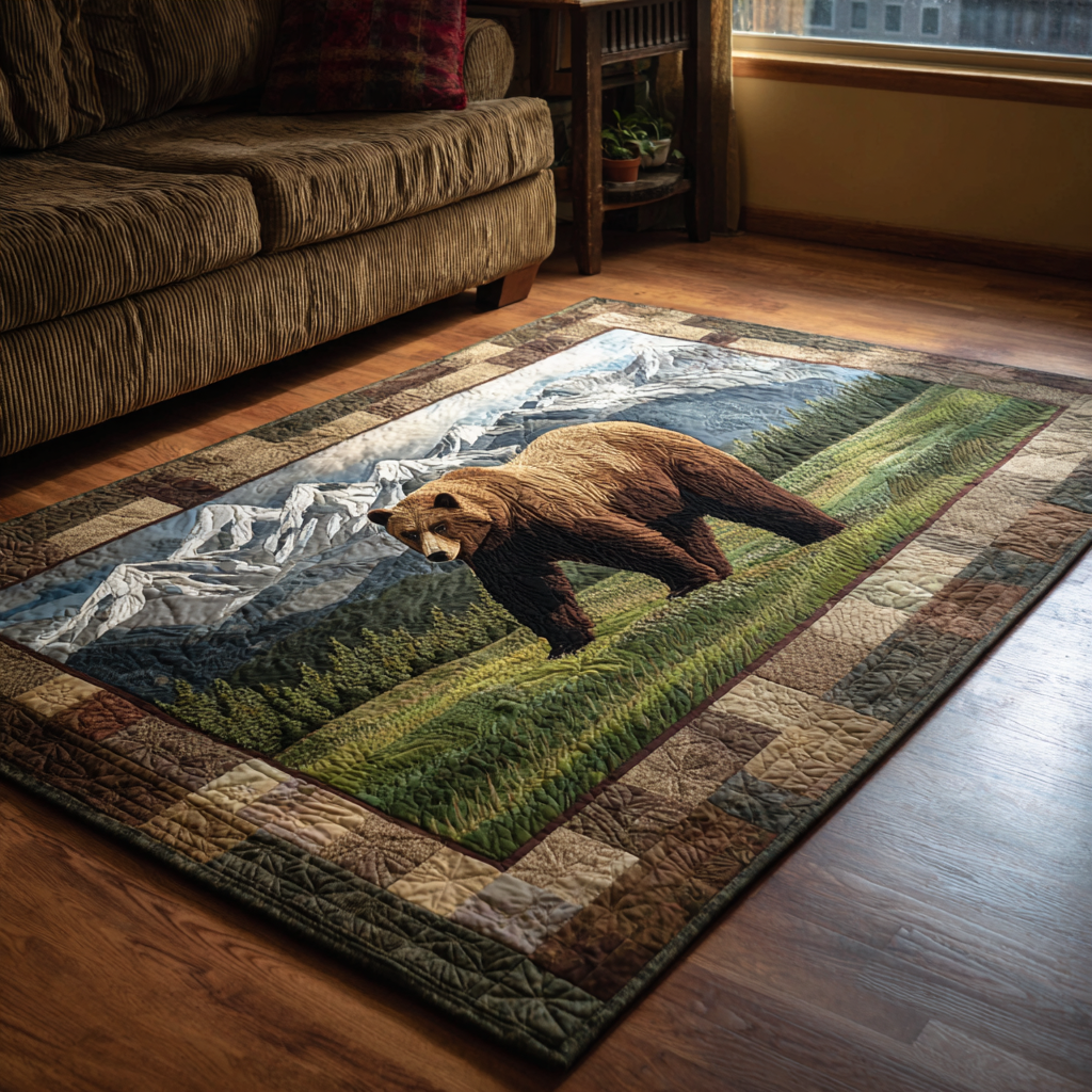 Golden Bear Area Rug Foyer Decor Ideas Bear Gifts For Mom
