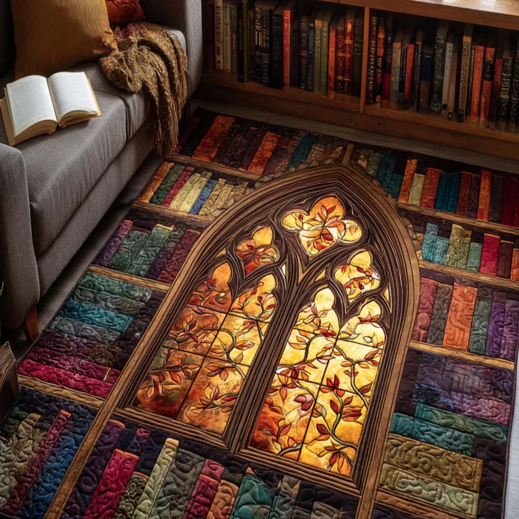 Golden Chapter Area Rug Christmas Decor Great Book Presents