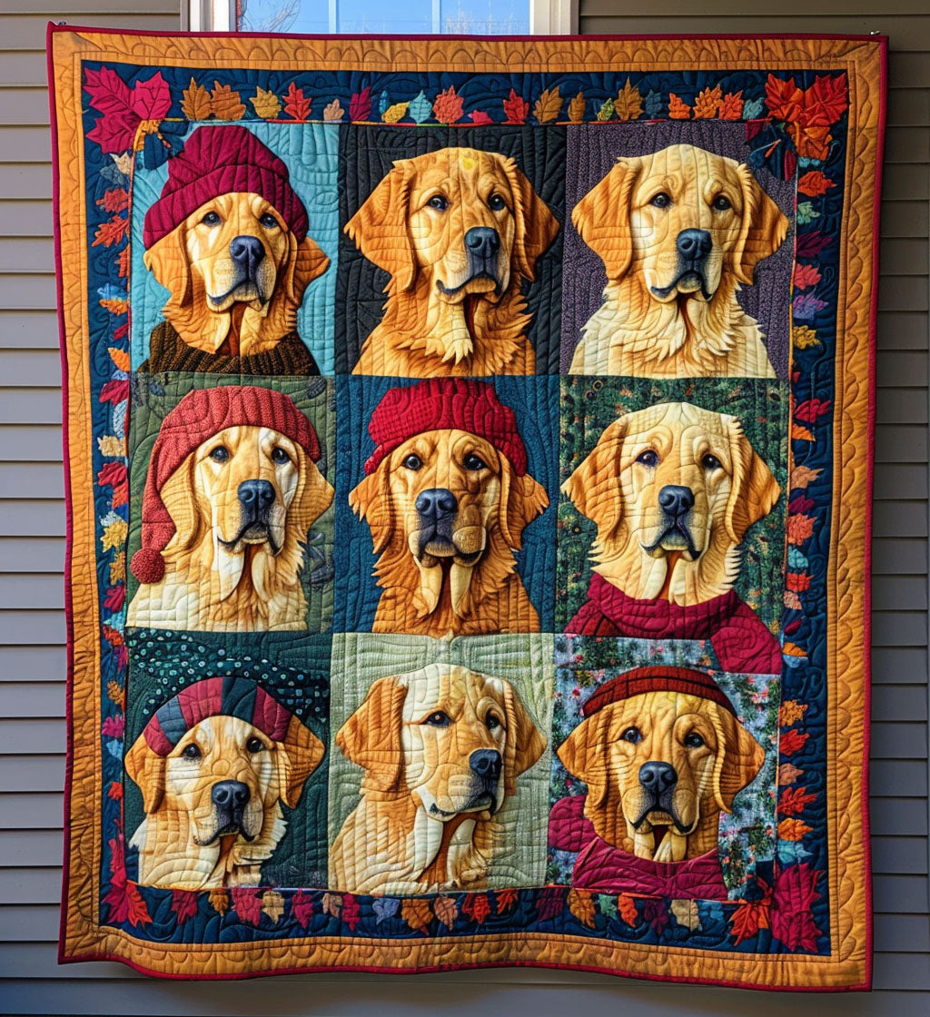 Golden Companion Quilted Blanket Best New Dog Owner Gifts