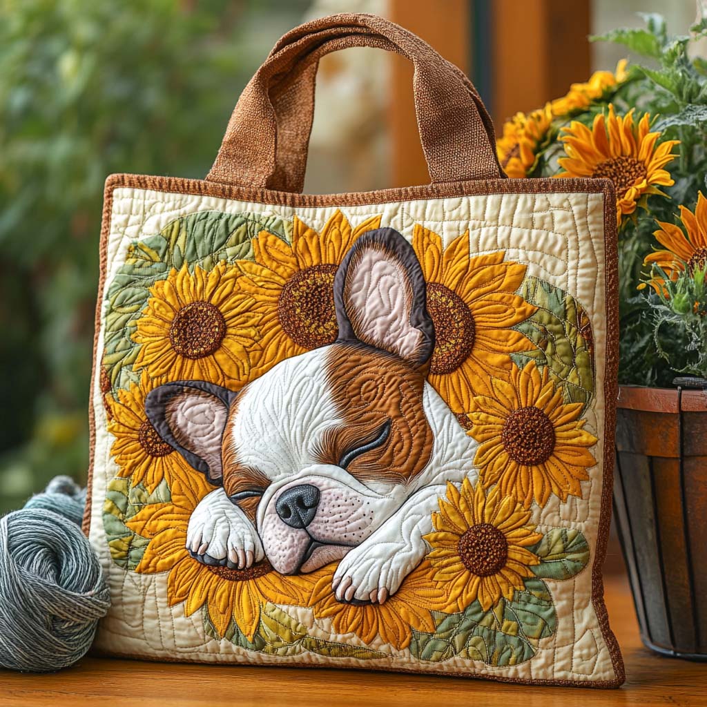 Golden Dream Quilted Tote Bag Dog Owners Themed Gifts