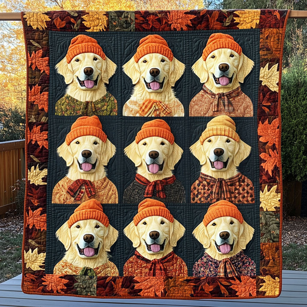 Golden Embrace Quilted Blanket Good Gifts For New Dog Owners