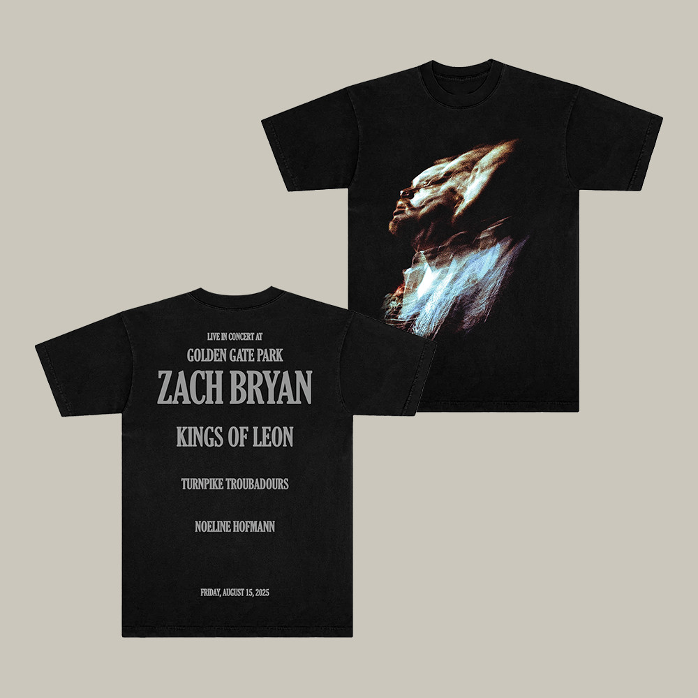 Golden Gate Park Fade Zach Bryan T-Shirt Music Concert Shirt Zach Bryan Lover Gift