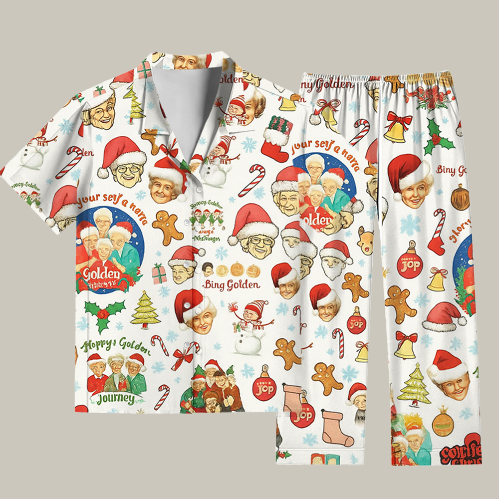 Golden Girls Pajama Set Merry Xmas Clothes Best Christmas Gifts For Mom