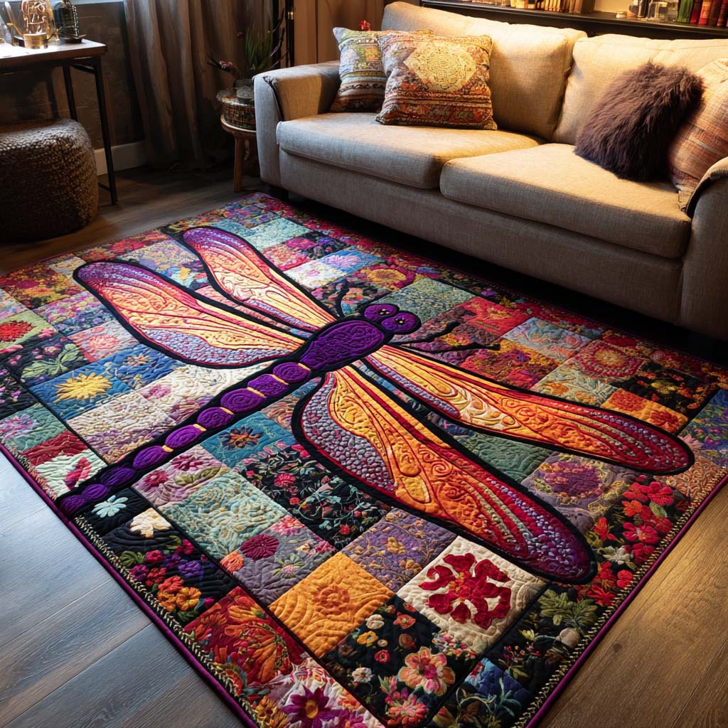 Golden Glow Area Rug Entry Way Ideas Cool Gifts For Dragonfly Lovers