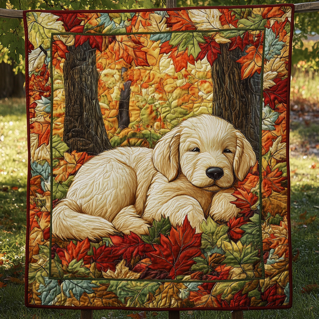 Golden Harvest Slumber Quilted Blanket Labrador Retriever Blanket Dog Gift Ideas For Dog Owners