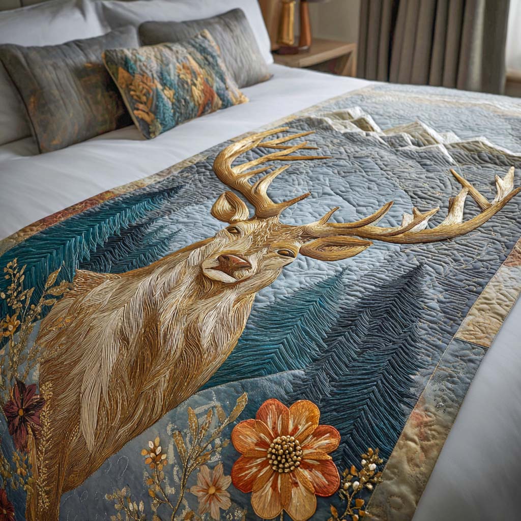 Golden Highlands Quilted Bed Runner Holiday Bedroom Ideas Top Gifts For Deer Hunters