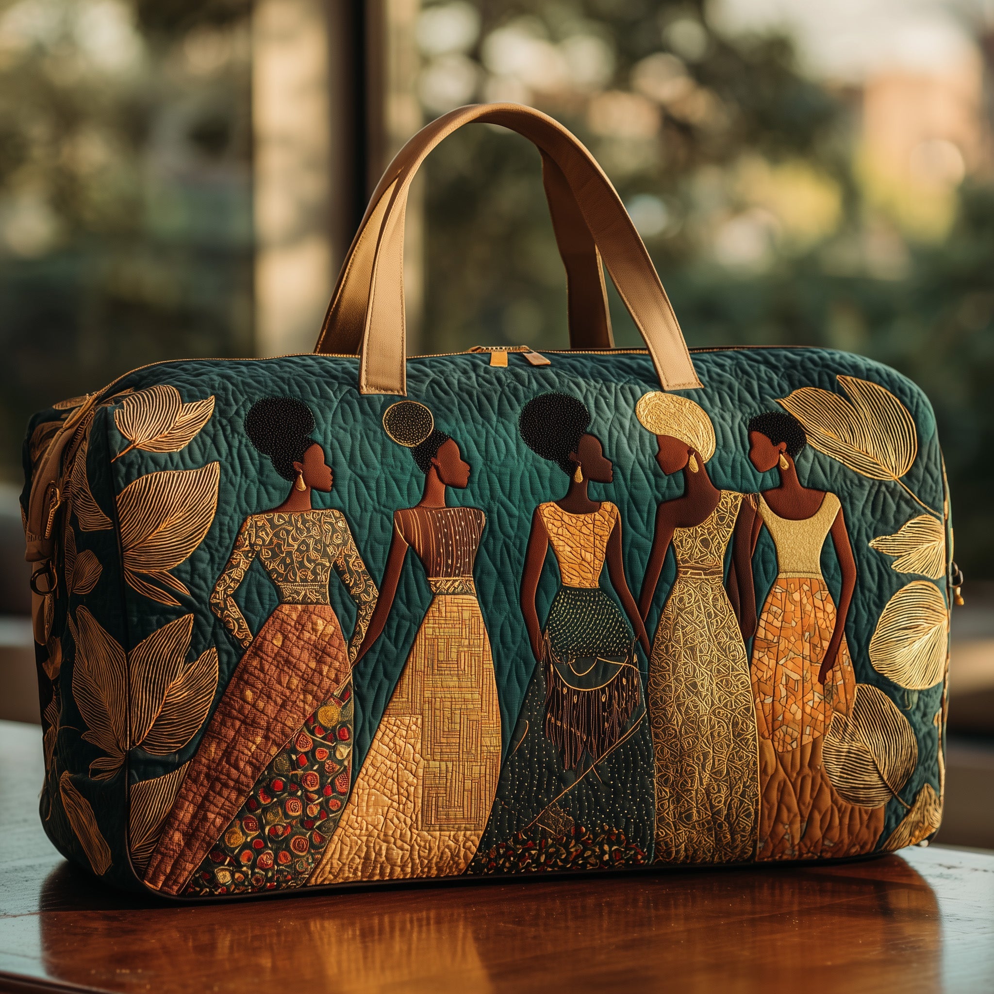 Golden Queens Quilt Duffle Bag Everyday Gift Idea