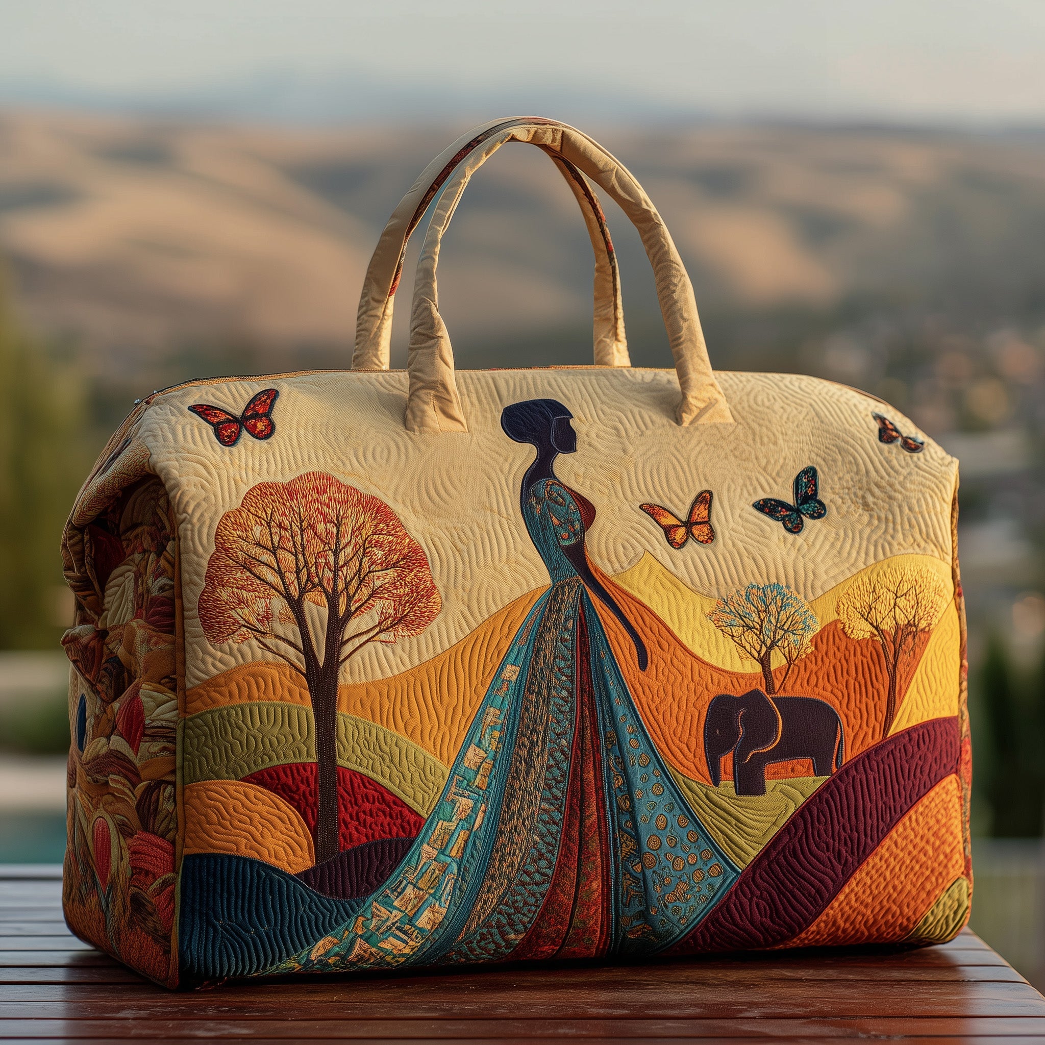 Golden Queens Quilt Duffle Bag Gift For Dad