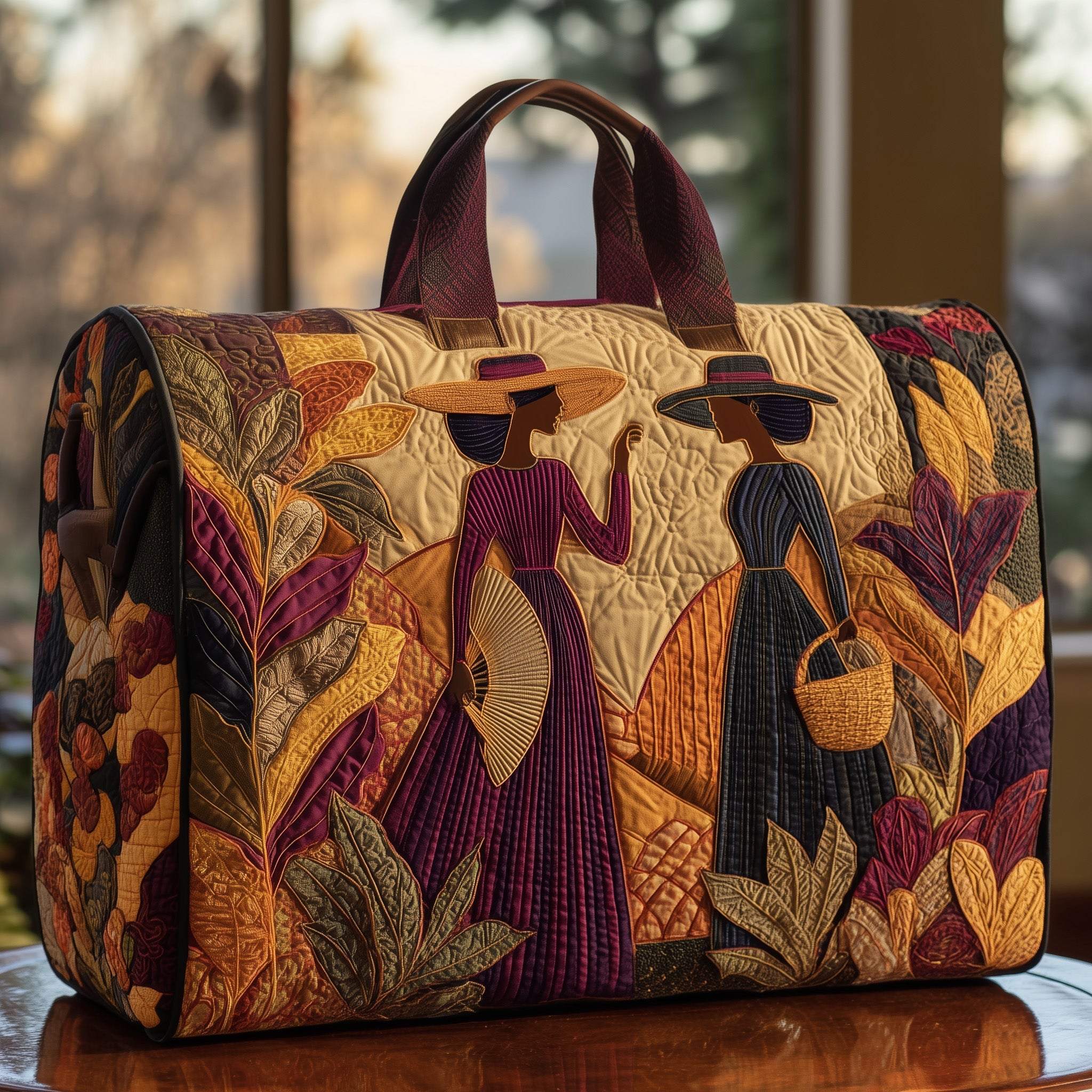 Golden Queens Quilt Duffle Bag Gift For Him